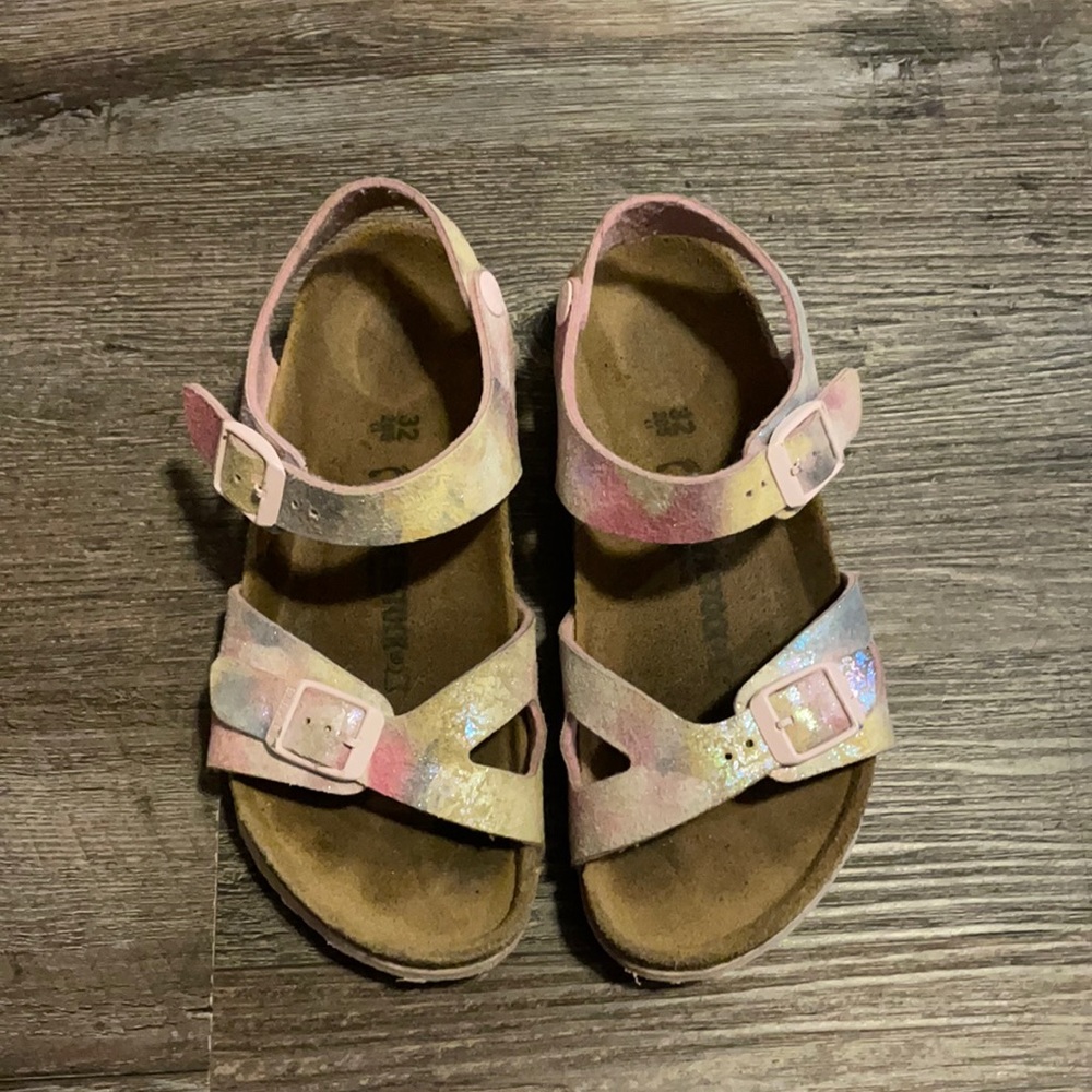 Rainbow shimmer Birkenstocks